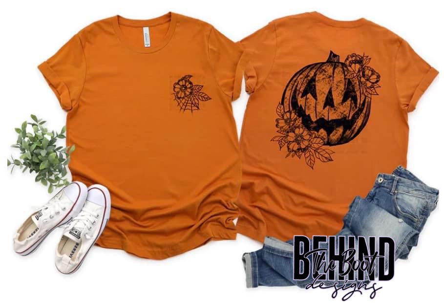 Jack o'lantern Front and Back