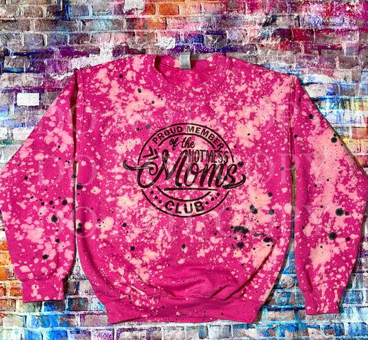 Hot Mess Mom's Club Sweatshirt WS