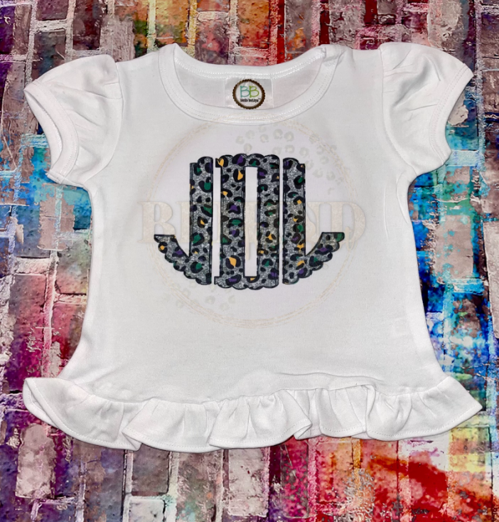 Mardi Gras Monogram Shirt